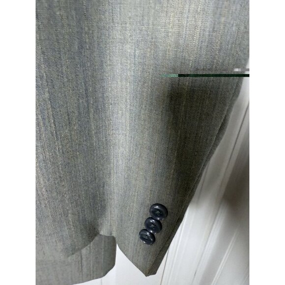 Men’s Light Gray 2 Piece Suit No Brand Or Tags - Read measurements! - Picture 3 of 15